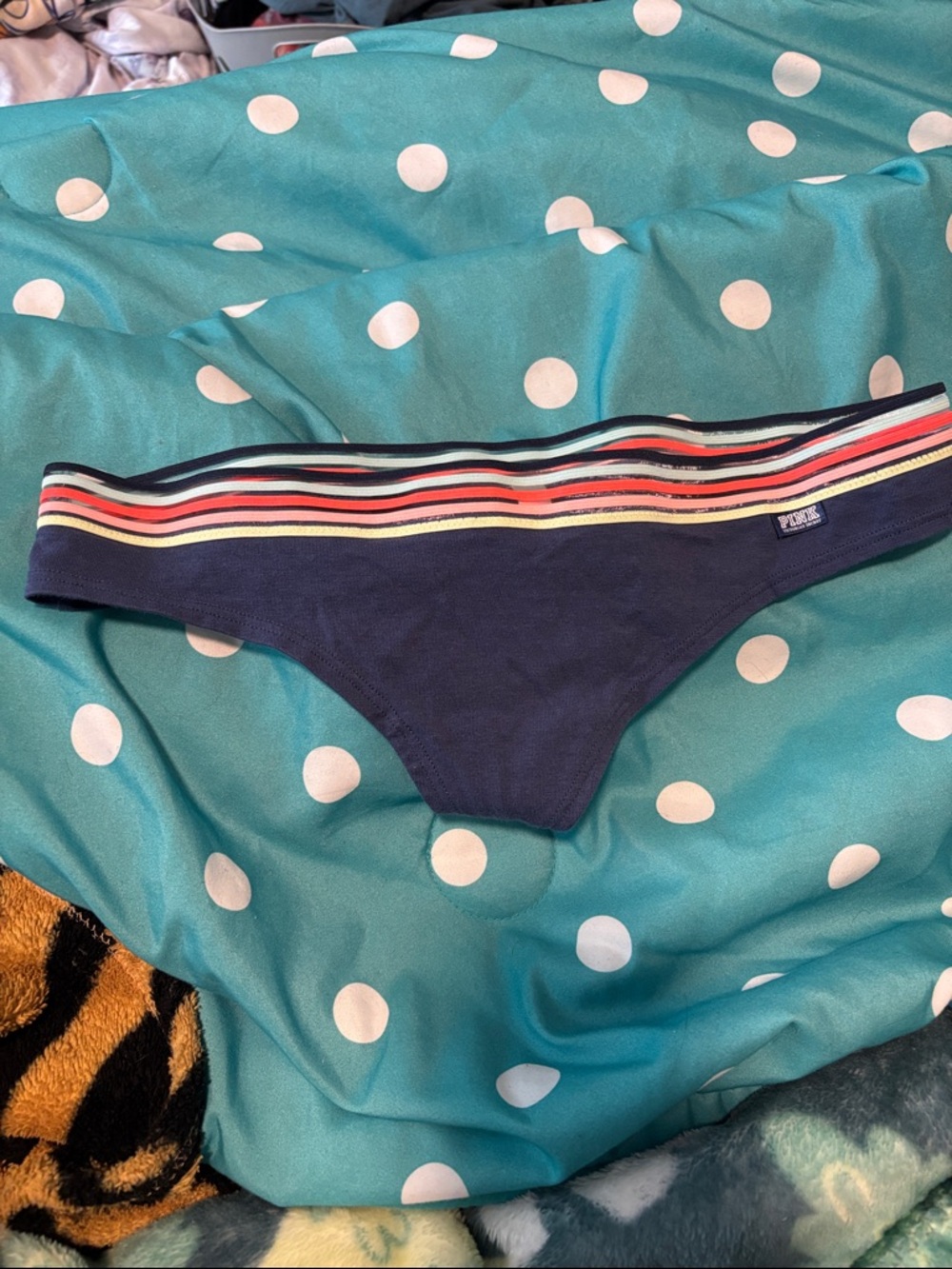 VS PINK Rainbow Thong - Small